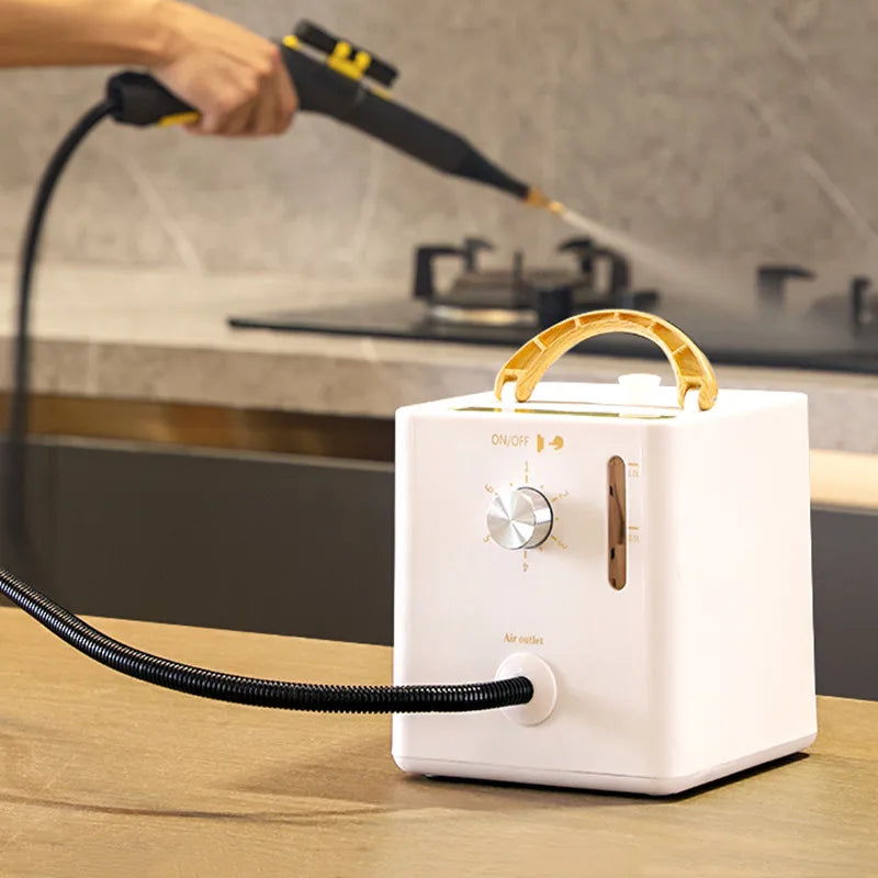 Steam Cleaner 2600W High Pressure Handheld Cleaning Machine with Brush Head for Home Use