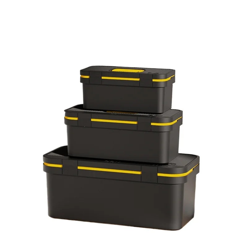 Portable Heavy Duty Tool Storage Box 40.5 cm Plastic Organizer Case with Carry Handle