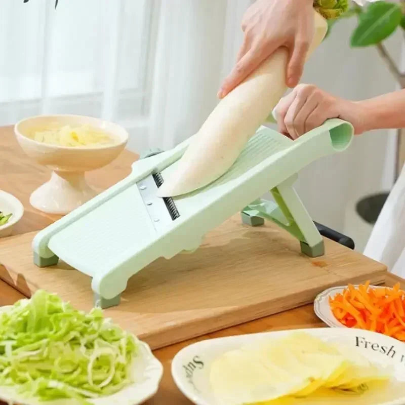 Multi-Function Vegetable Slicer Adjustable Manual Fruit Grater Potato Shredder Kitchen Tool