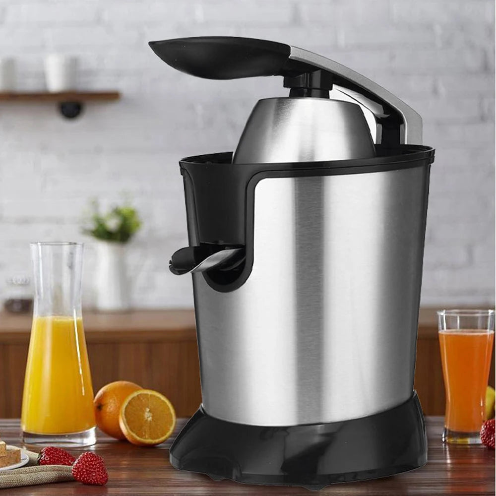 Electric Juicer Blender 400ml Portable Stainless Steel Fruit Mixer 200W - Black