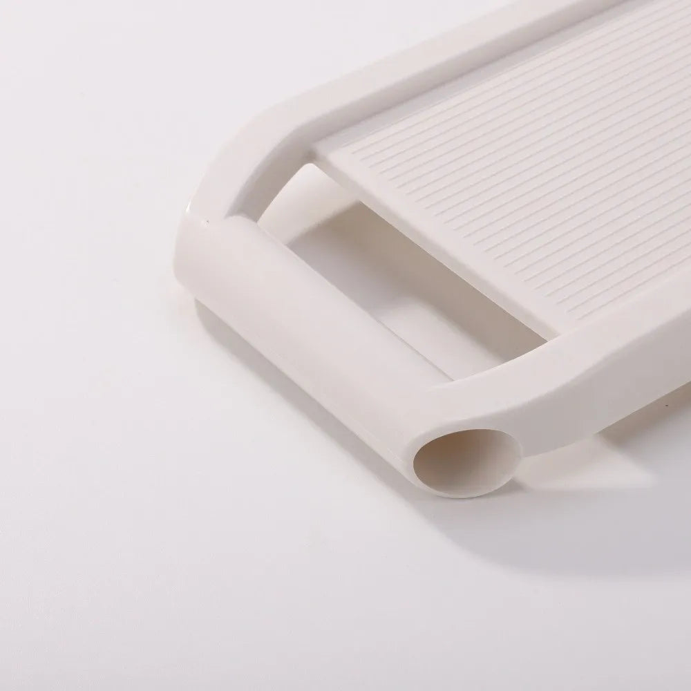 Manual Fruit & Vegetable Cutter With Handle Potato Slicer & Julienne Grater – White