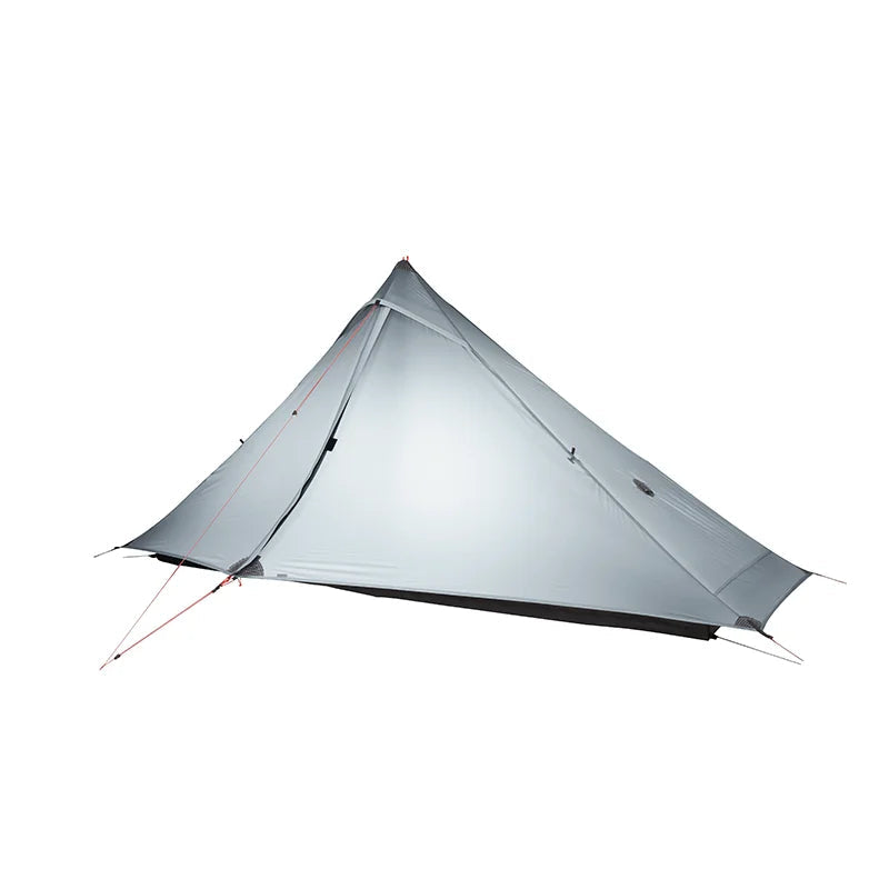 One Person Tent Ultralight 819 g Four Season Waterproof Trekking Tent - Grey