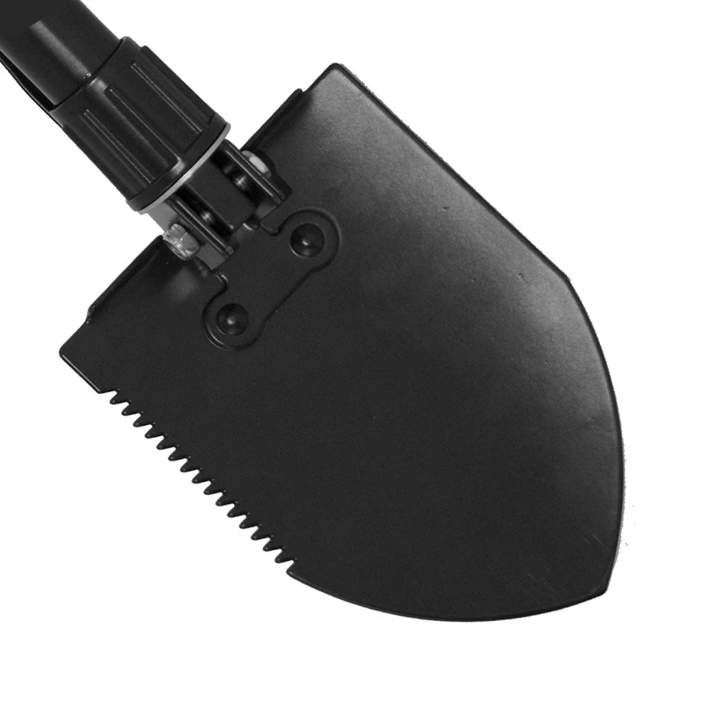 Folding Shovel 46.36cm Heavy Duty High Carbon Steel Compact Outdoor Hand Tool