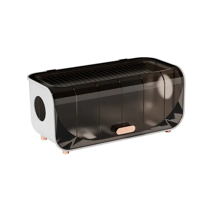 Cable Storage Box 30.7cm Dustproof Wire Organiser Reusable Desktop Power Line Case - White