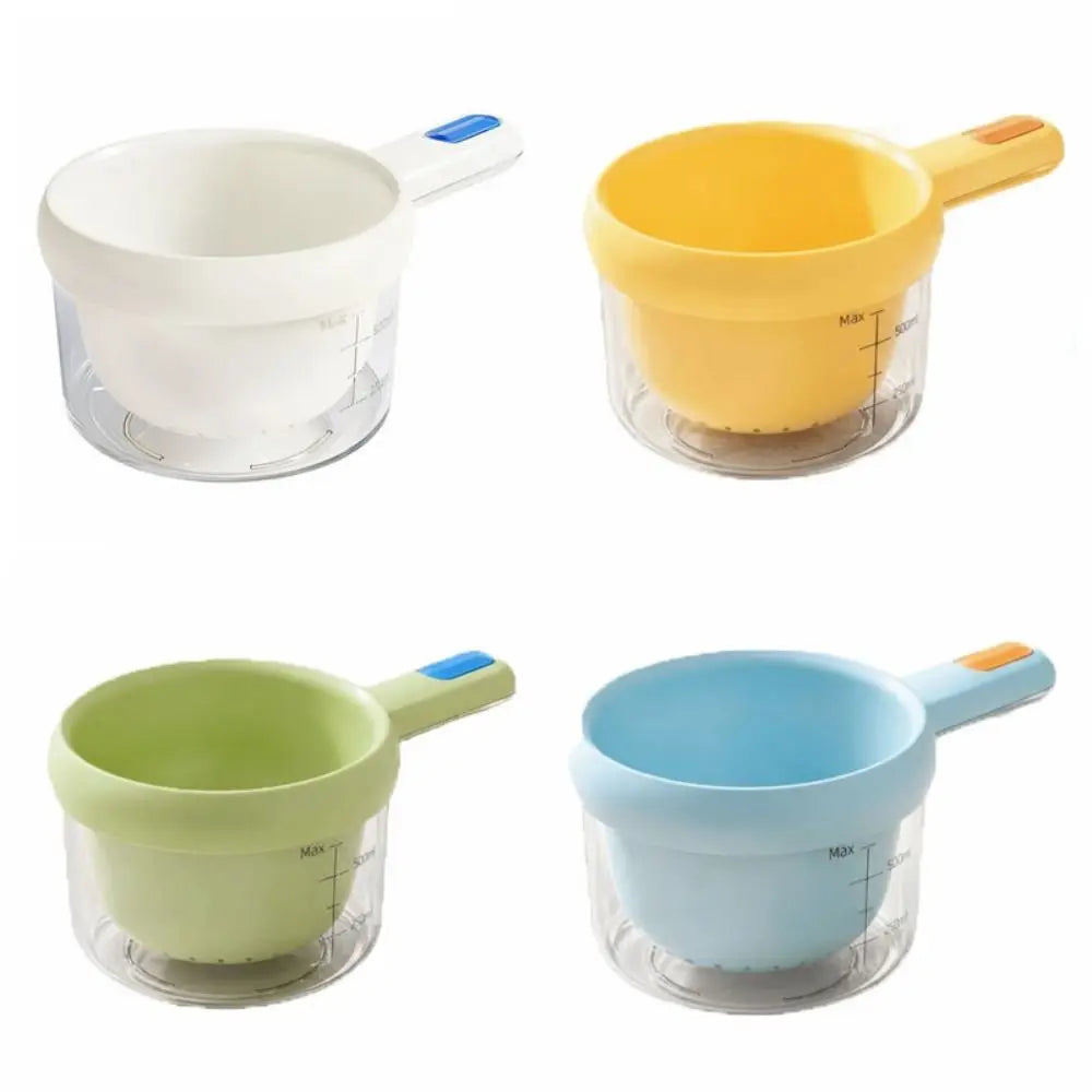 Double Layer Drain Basket 22cm Fruit Vegetable Washer With Water Catching Container - Yellow