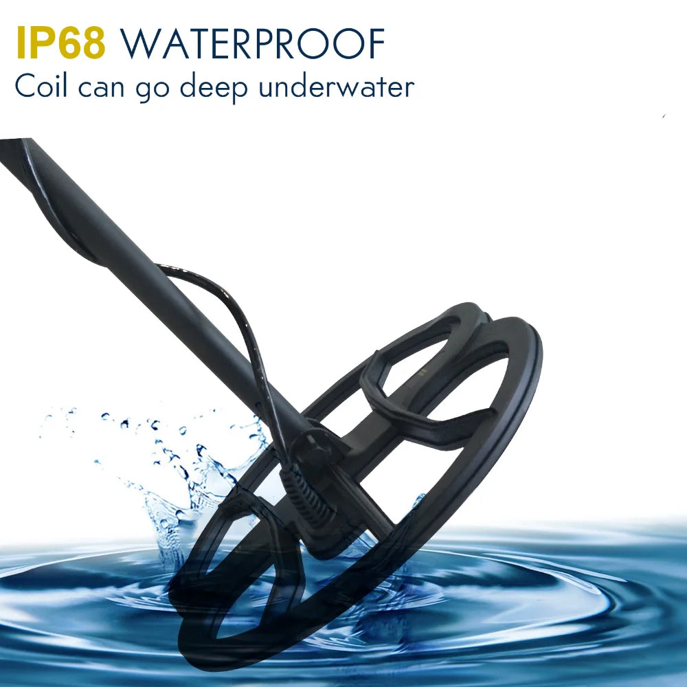 11inch Coil Metal Detector Professional Underground Waterproof Gold Detector Pinpointer High Sensitive