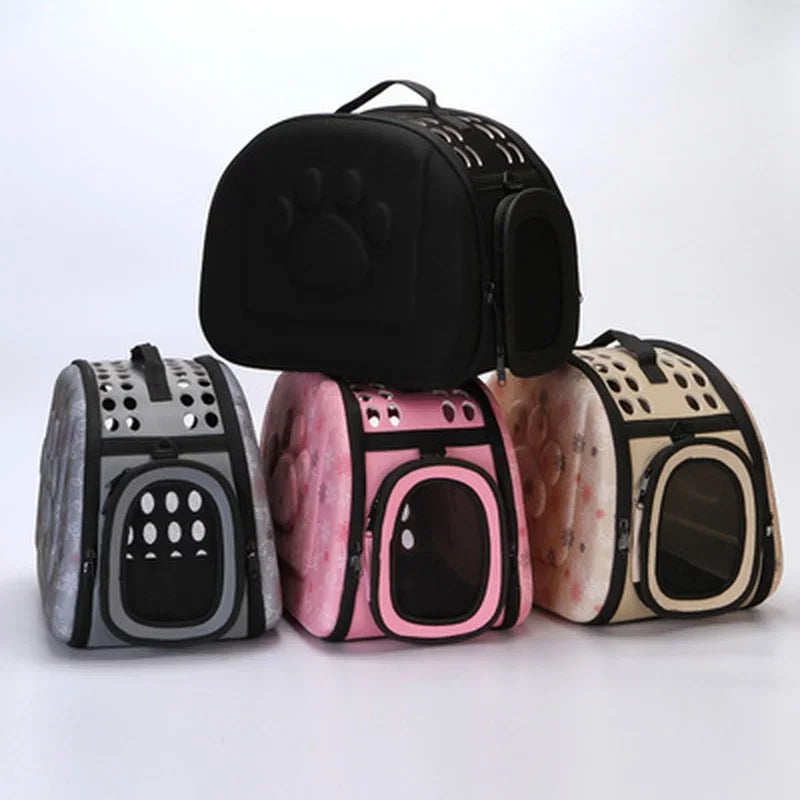 Pet Carrier Bag Foldable Breathable EVA Travel Carrier with Ventilation for Dogs and Cats
