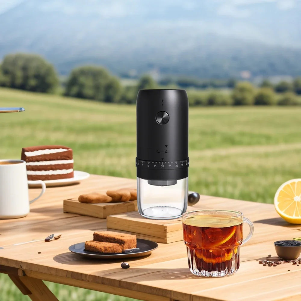 Coffee Grinder Wireless Portable Electric Burr Grinder 40 Adjustable Settings Rechargeable