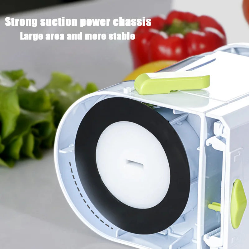 Manual Spiral Vegetable Cutter Multifunctional Fruit and Vegetable Noodle Slicer Pasta Maker – Green