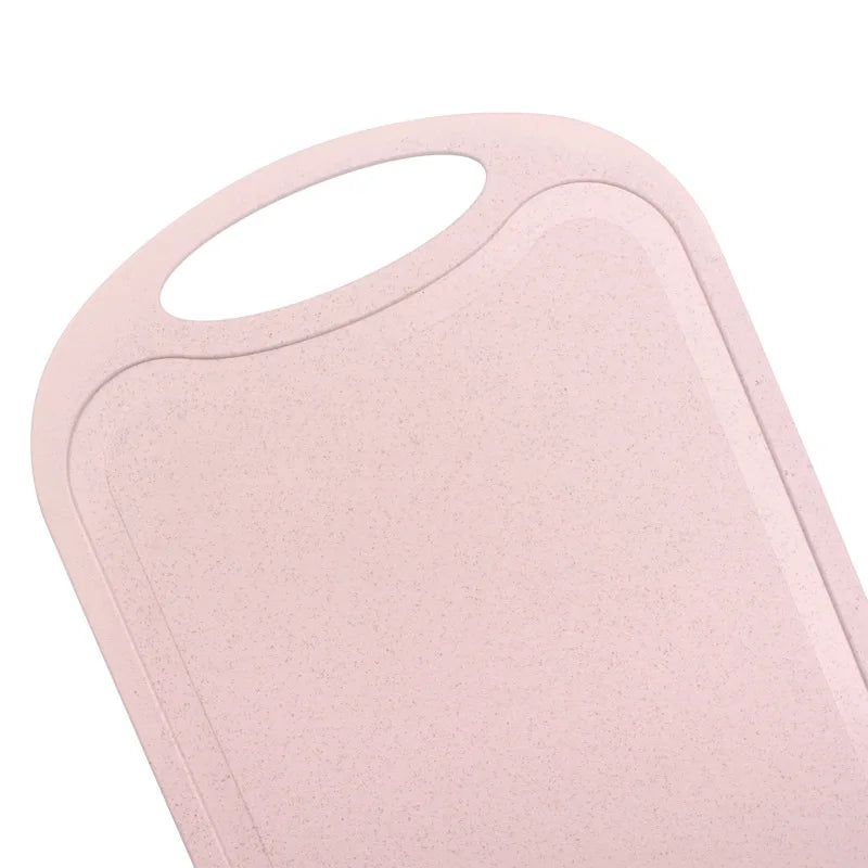 Lightweight Wheat Straw Cutting Board Portable Kitchen Chopping Board – Pink