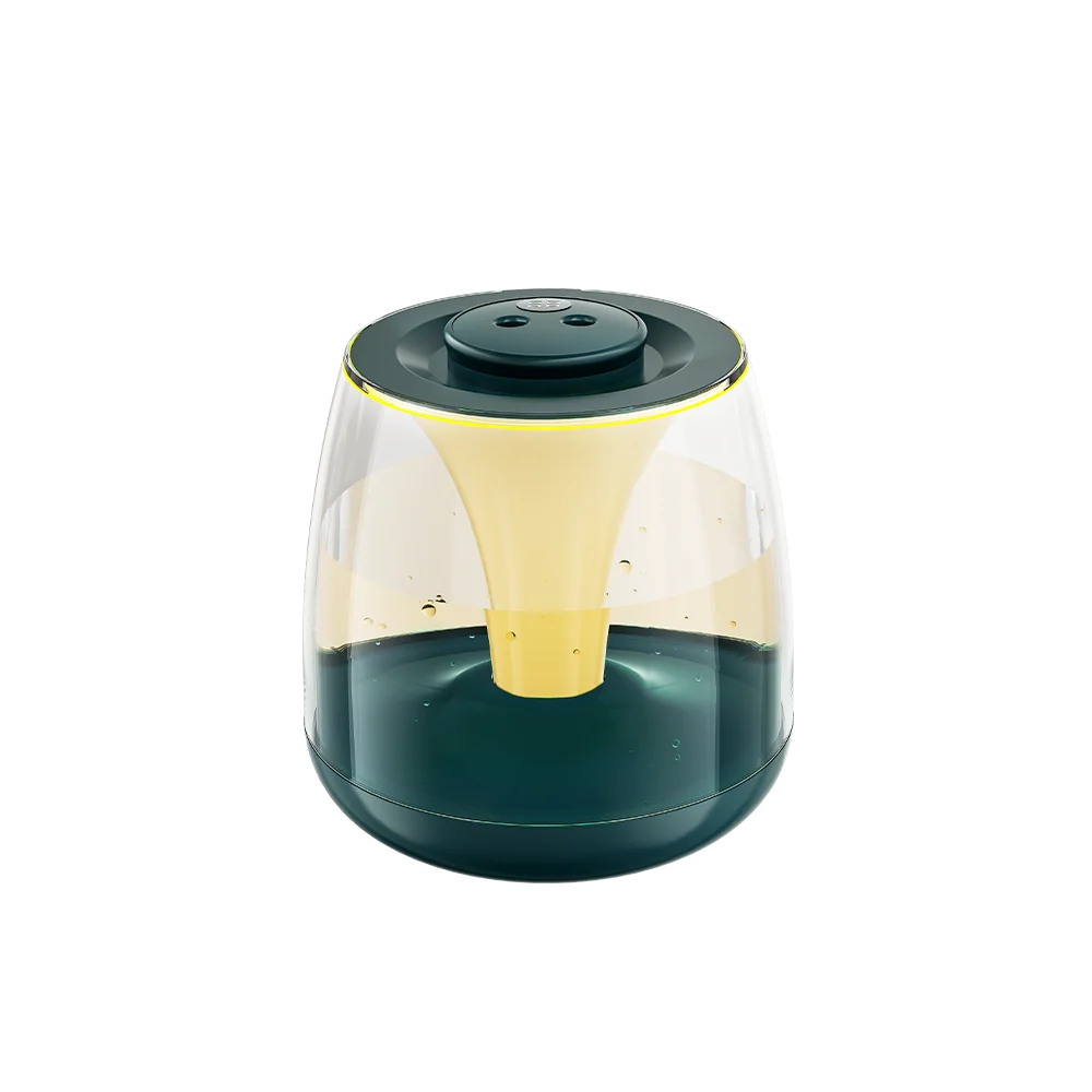 Portable USB Air Humidifier 3L Double Mist Aroma Diffuser Touch Control - Green