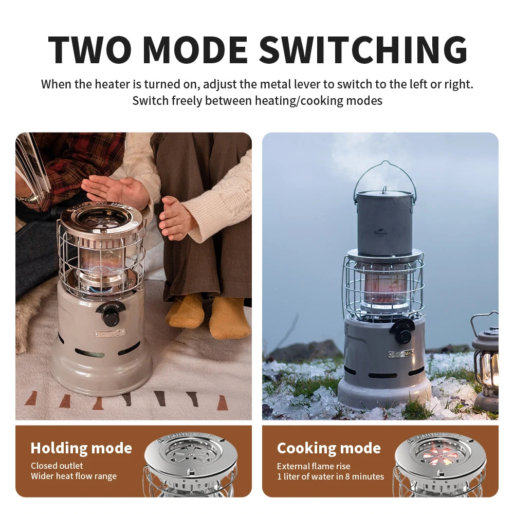Camping Gas Stove Portable Butane Cooking Cooker 2.7KW Outdoor - Khaki
