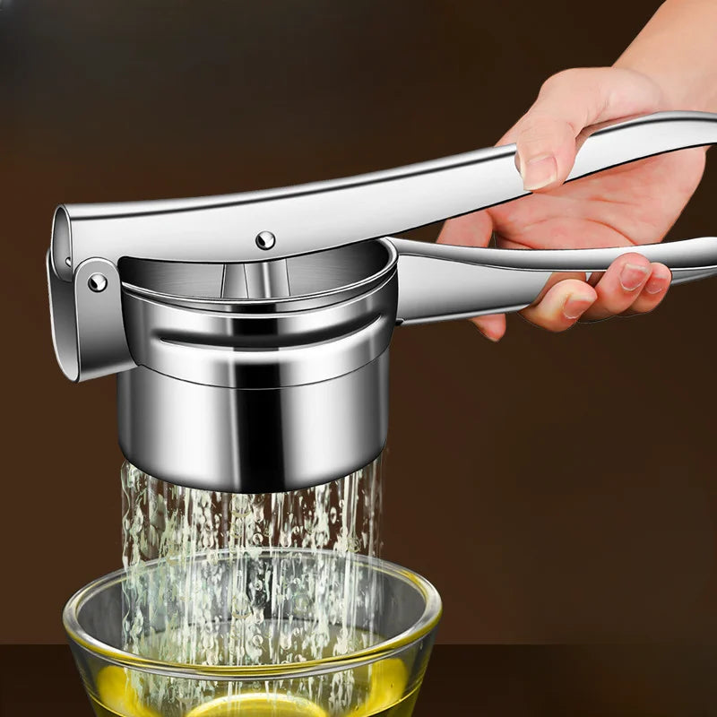 Manual Juicer Squeezer 304 Stainless Steel Large Capacity Citrus Fruit Press Potato Garlic Masher