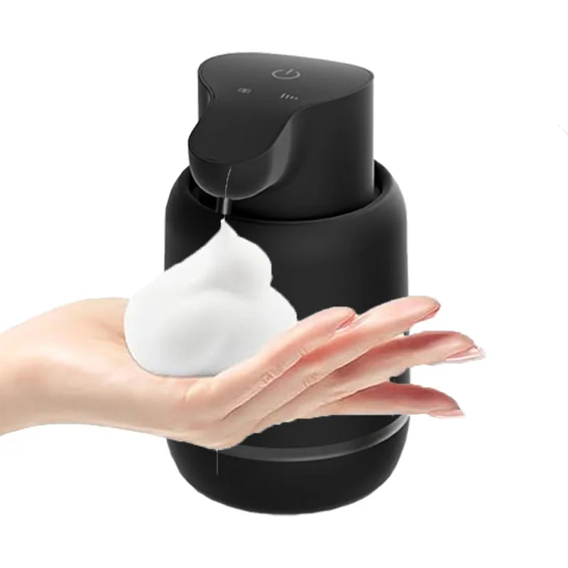 Automatic Touchless Foaming Soap Dispenser USB Rechargeable 4-Level Adjustable Foam Dispenser – Black