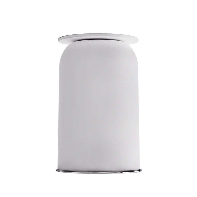 Magnetic Toothbrush Cup 304 Stainless Steel Wall Mounted Oral Care Rinse Cup No Drill – White