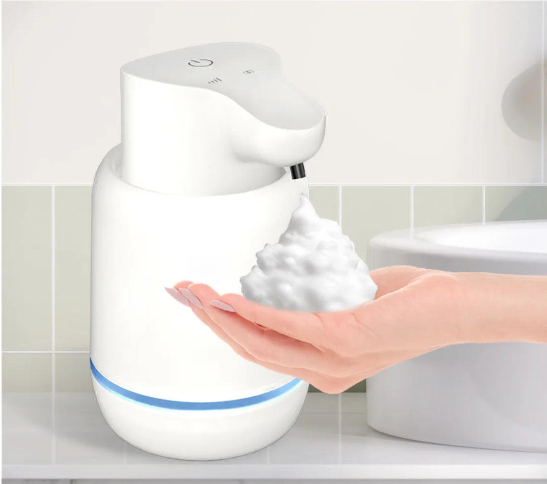 Automatic Touchless Foaming Soap Dispenser USB Rechargeable 4-Level Adjustable Foam Dispenser – Black