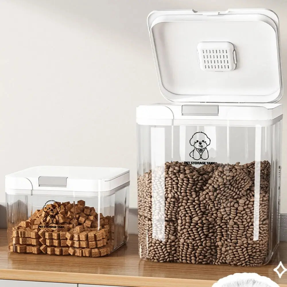 Pet Food Storage Container 2.9L Airtight Moisture Resistant Dry Food Bin Flip Lid