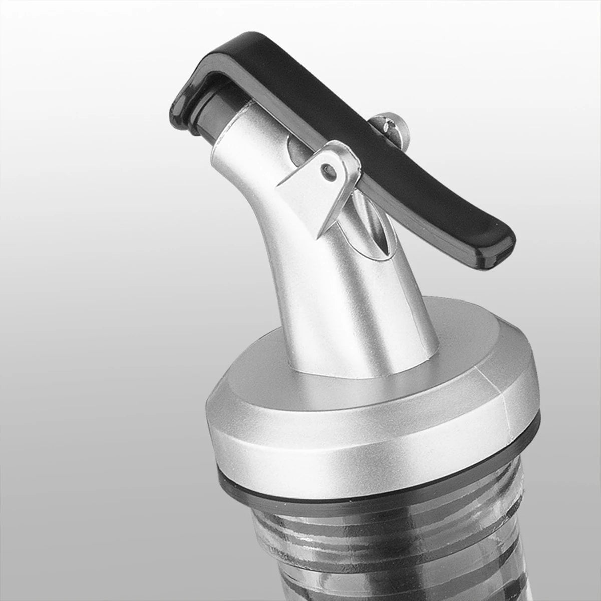 Oil & Vinegar Dispenser 300mL Stainless Steel Glass Precision Pour Bottle Leak Resistant
