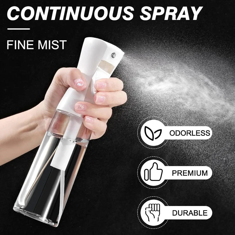 Oil Spray Bottle 150 mL Glass Cooking Oil and Vinegar Mister for Kitchen - Black