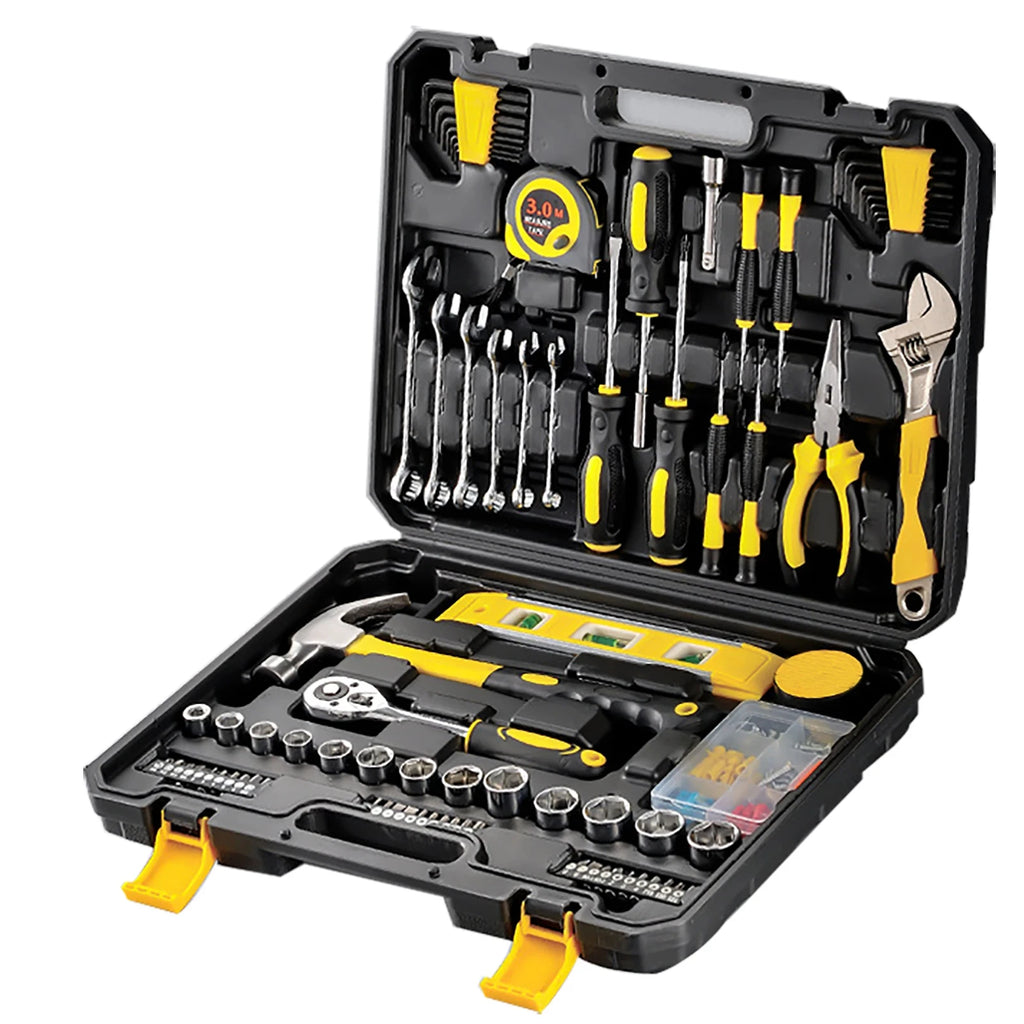 Heavy Duty 108 Piece Socket Ratchet Wrench Tool Set with Portable Storage Case