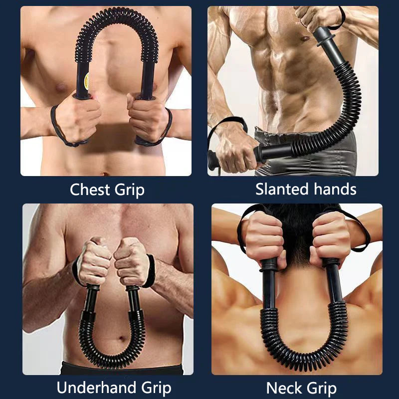 Fitness Arm Strength Device Heavy Duty Spring Stick Chest and Upper Body Training Equipment