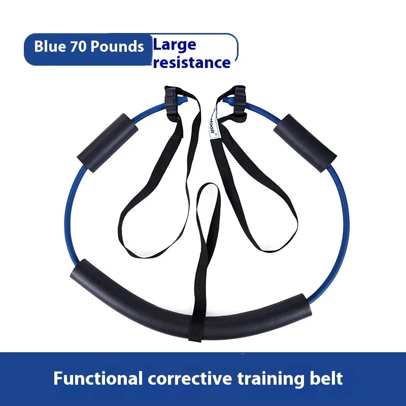 Training Belt Resistance Strap Adjustable Core Stability Tension Rope for Strength and Mobility Workouts  - 70lbs