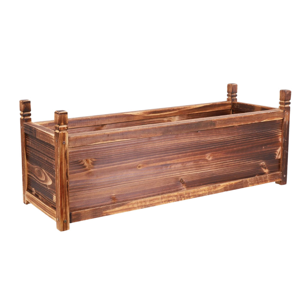 Large Wooden Raised Garden Bed Outdoor Planter Box for Vegetables Herbs Flowers and Plants