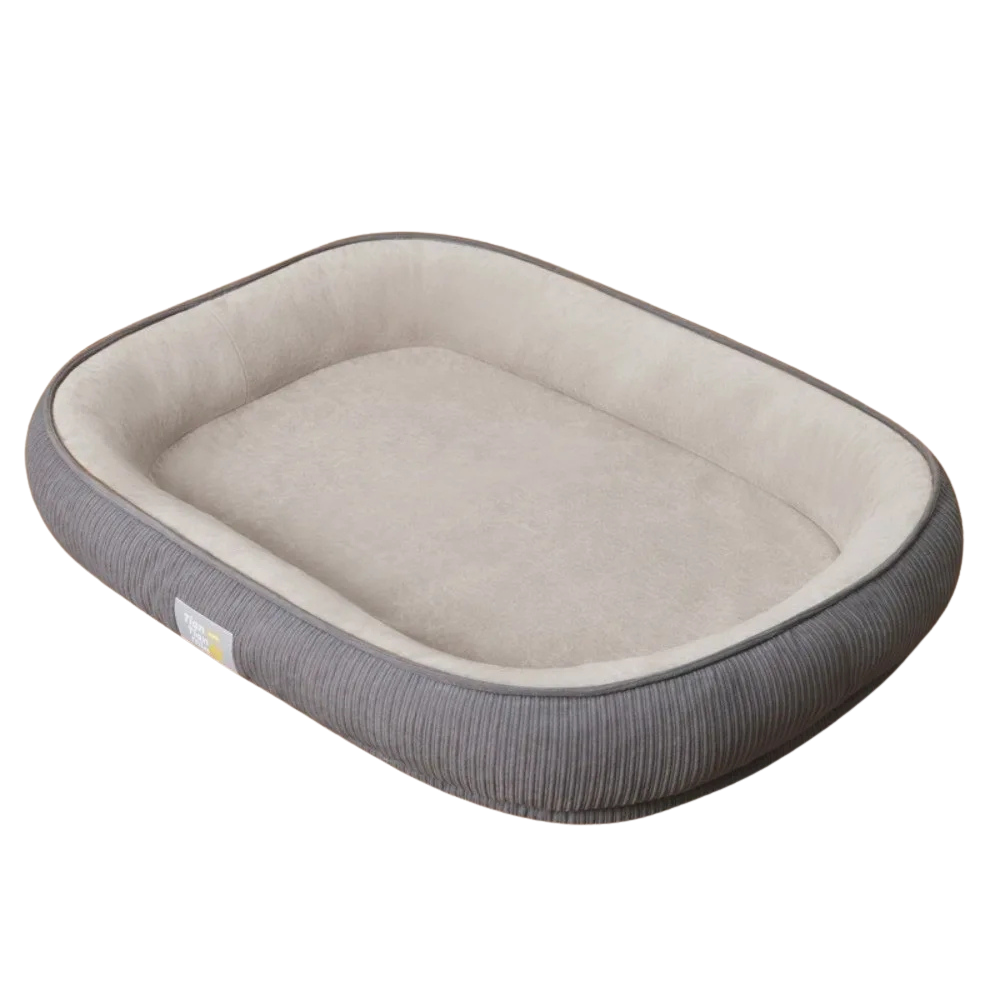 Pet Cushion Raised Thickened Pet Bed Removable Washable Warm Sleeping Pad for Dogs and Cats – Grey