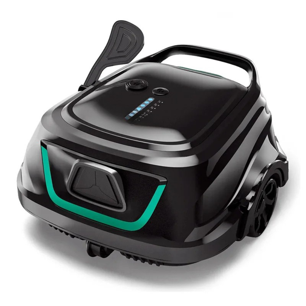 Pool Vacuum Robot 2600mAh Cordless Automatic Cleaner with Dual-Layer Filtration and Smart Navigation