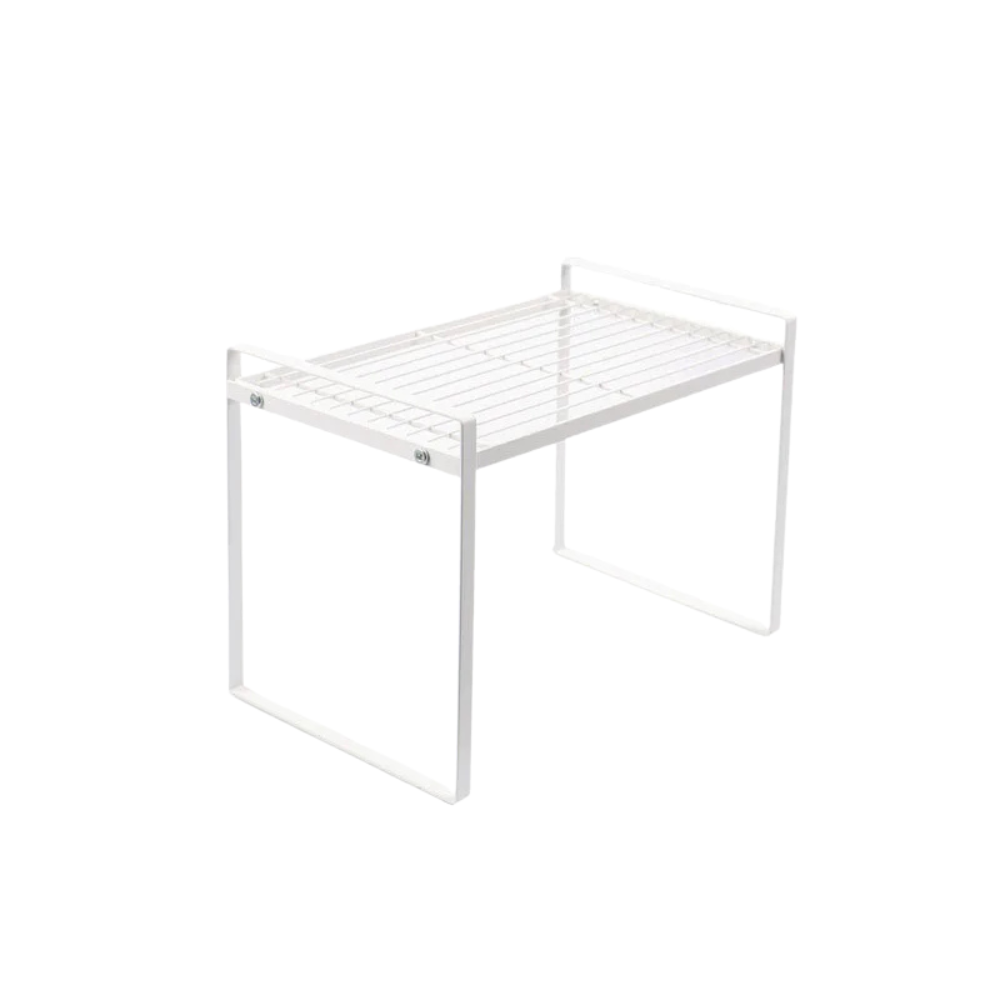 Small Metal Desktop Storage Rack Countertop Organizer Shelf Space Saving Kitchen Cabinet Storage