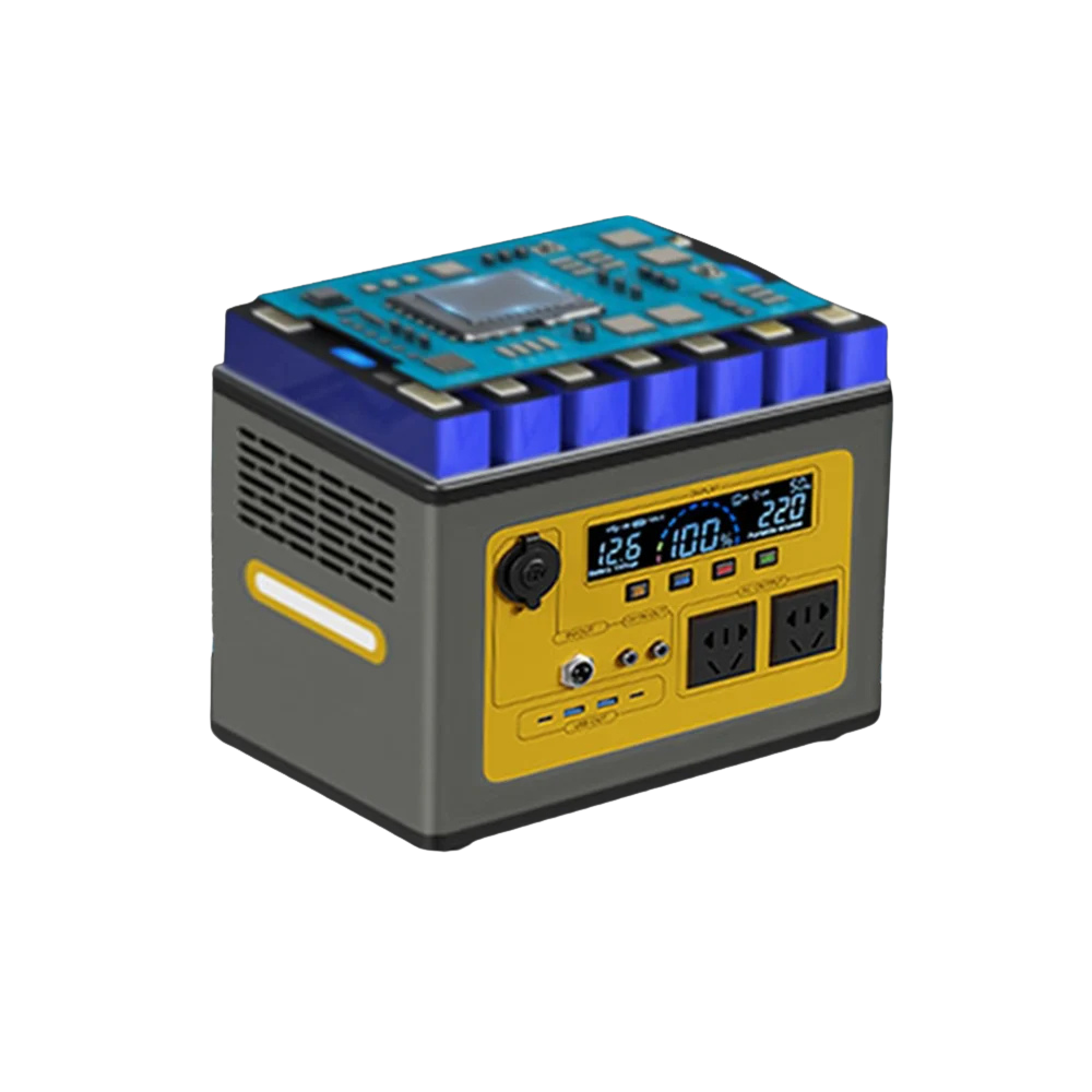 Portable Power Station 1800Wh Solar Generator Pure Sine Wave Backup Battery 220V