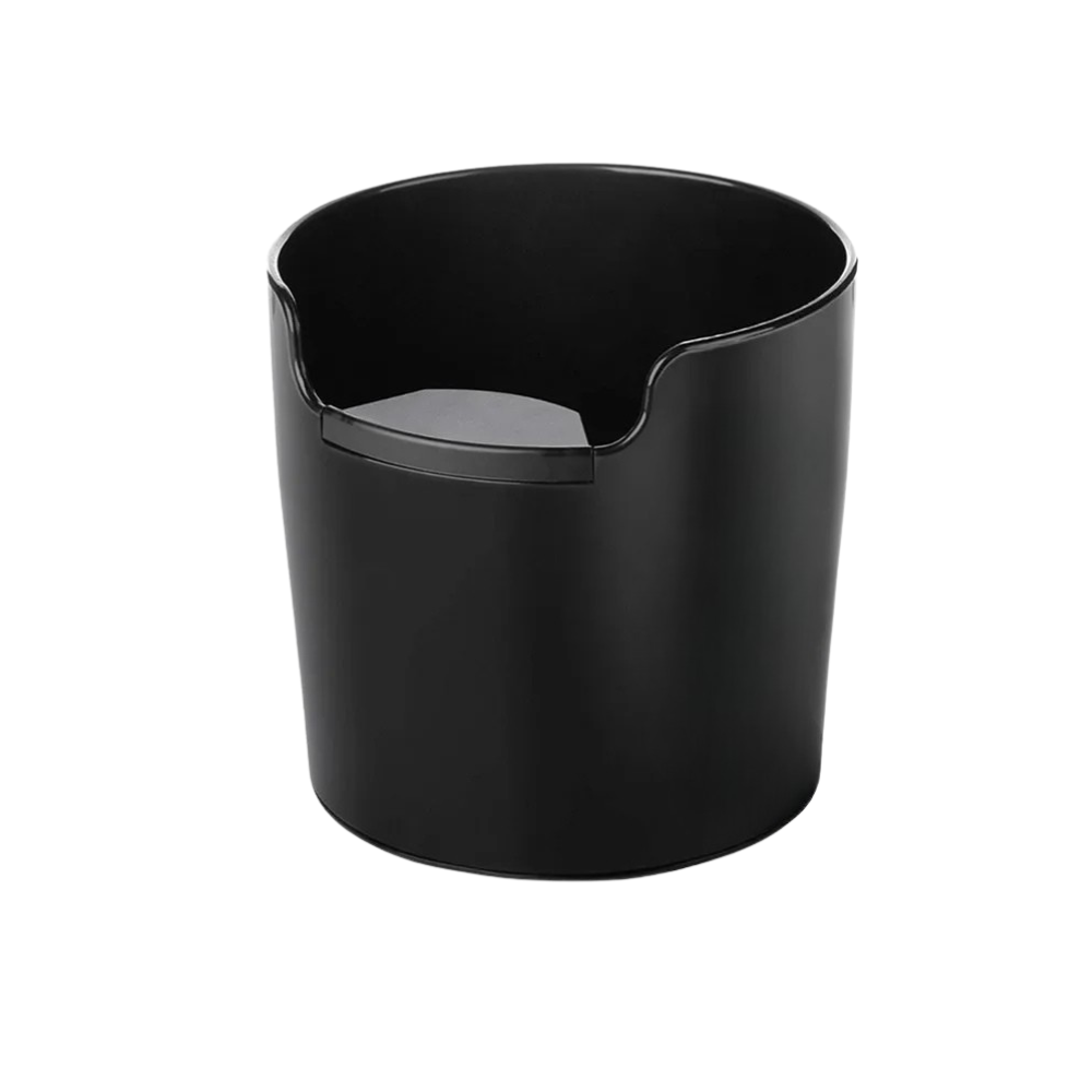 Espresso Coffee Knock Box Coffee Grounds Dump Bin with Anti-Slip Base – Black