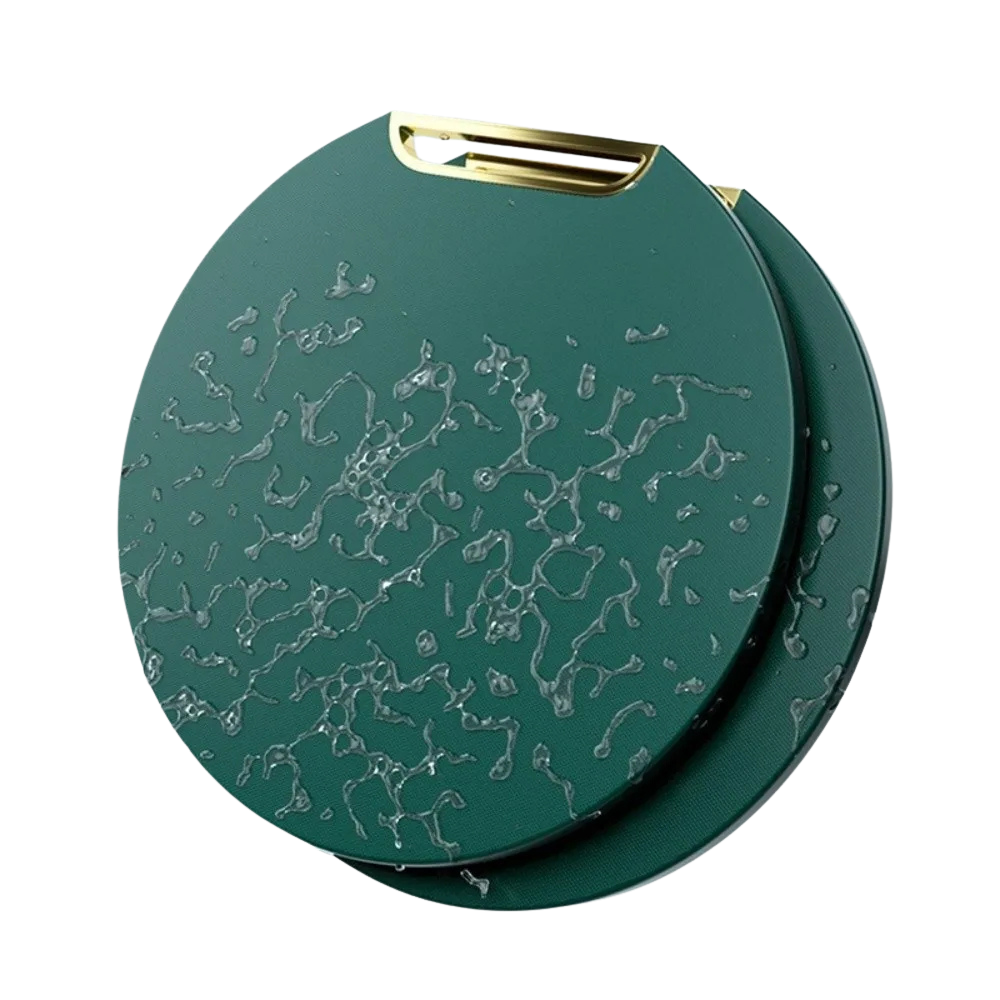 31cm Antibacterial Round Cutting Board BPA Free Non Slip Food Grade Chopping Board for Meat Vegetables and Fruit