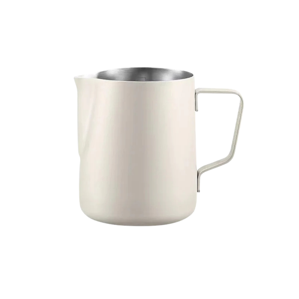 Milk Frothing Pitcher 600ml 304 Stainless Steel Latte Art Jug with Measurement Scale - Green