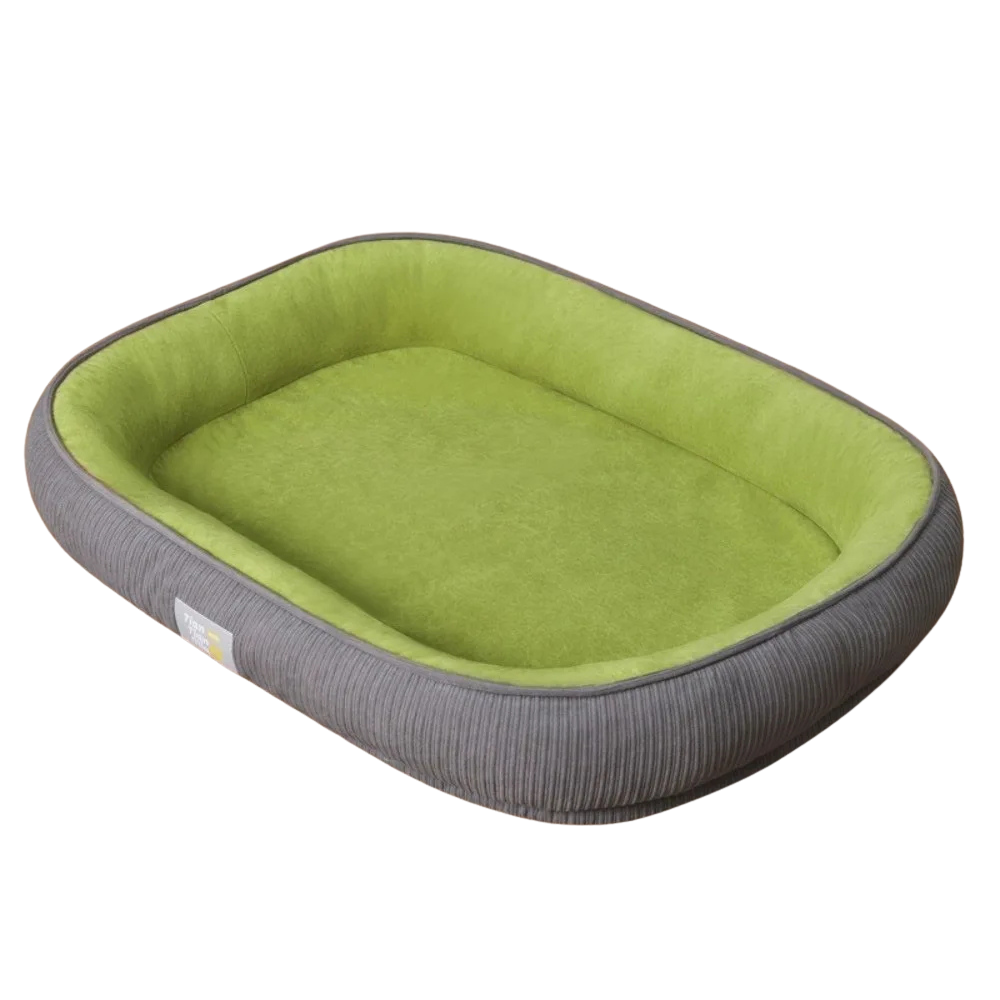 Pet Cushion Raised Thickened Pet Bed Removable Washable Warm Sleeping Pad for Dogs and Cats – Green