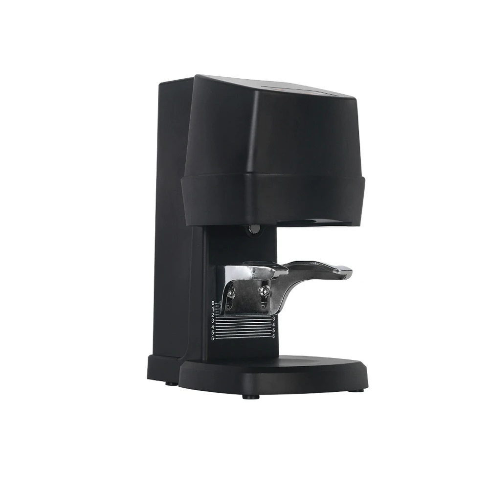 Coffee Tamper 58mm Automatic Electric Espresso Tamper Adjustable Pressure Stainless Steel – Black