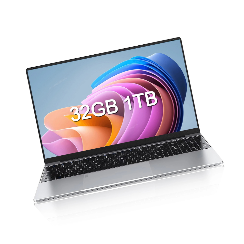 Laptop Computer 15.6 Inch Intel Processor 32GB RAM 1TB SSD Windows 11 Fingerprint Login