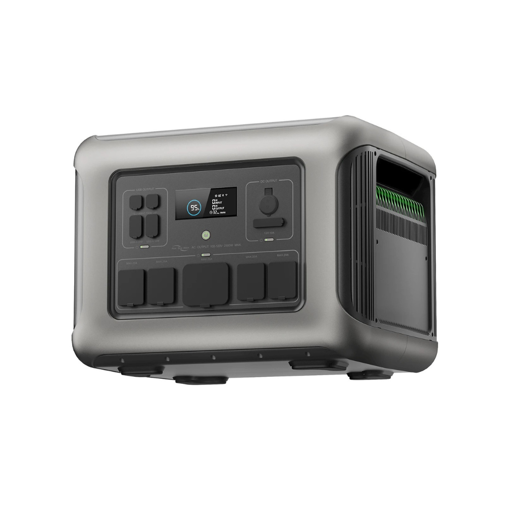 Portable Power Station 299Wh 600W Pure Sine Wave Emergency Battery Backup – Black