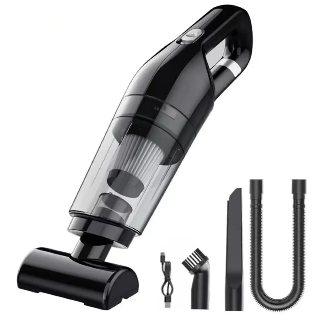 Vacuum Cleaner 10000Pa Cordless Handheld Rechargeable Dust Catcher Car and Home Use - Black