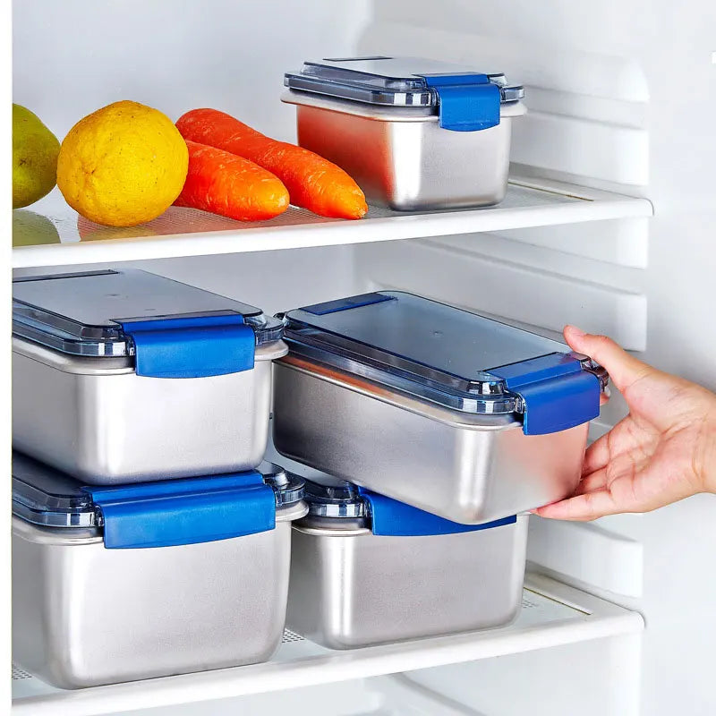 1000ml 316 Stainless Steel Lunch Box Leakproof Food Storage Container with Airtight Lid