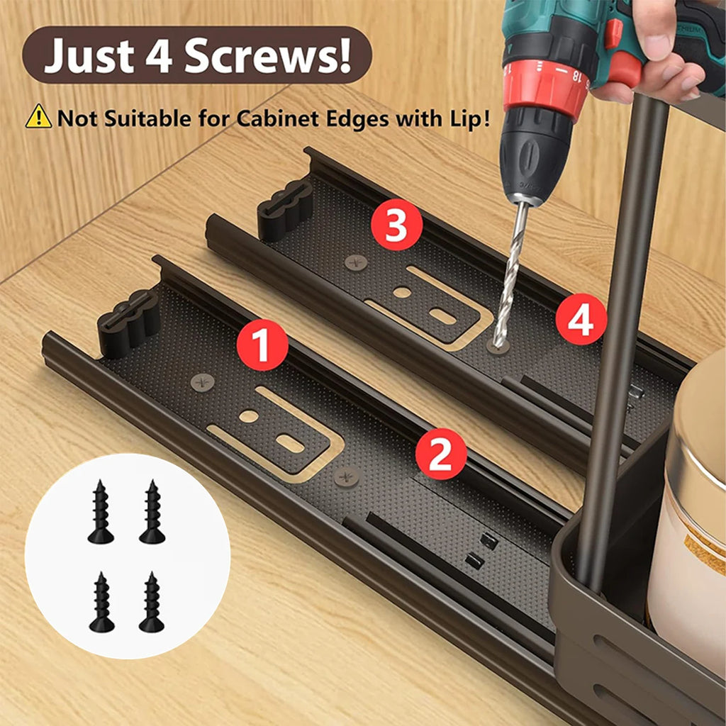 Bathroom Storage Box Wall Mounted Dustproof Cosmetic Organiser Adhesive Holder Reusable Rack - Black
