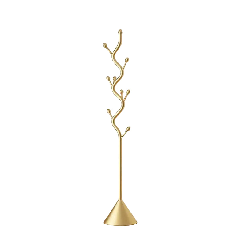 Floor Standing Clothes Hanger – Nordic Carbon Steel Coat Rack - Gold