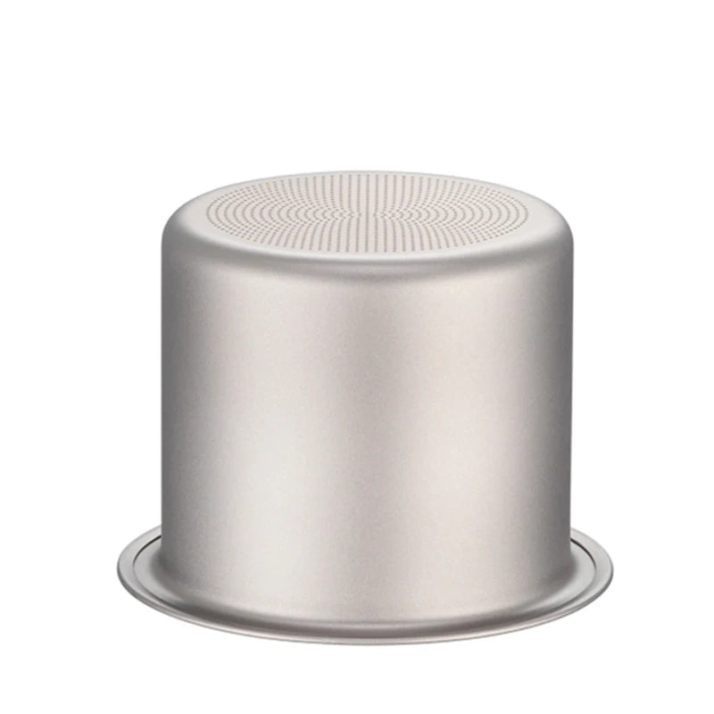 Titanium Tea Cup Set 350ml Portable Outdoor Tea Drinkware - Silver