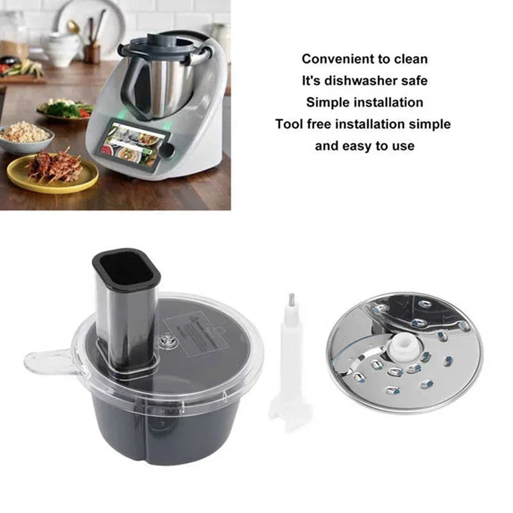 Vegetable Cutter Attachment for Thermomix TM5 TM6 Food Processor Slicing Container Kit