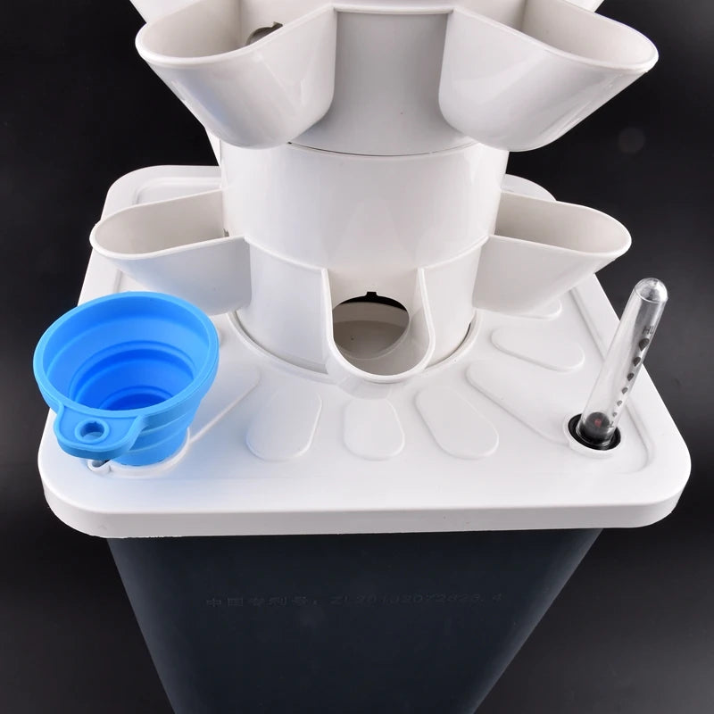 Hydroponic Growing System 5 Tier Vertical Planter 5 Hole Plant Tower