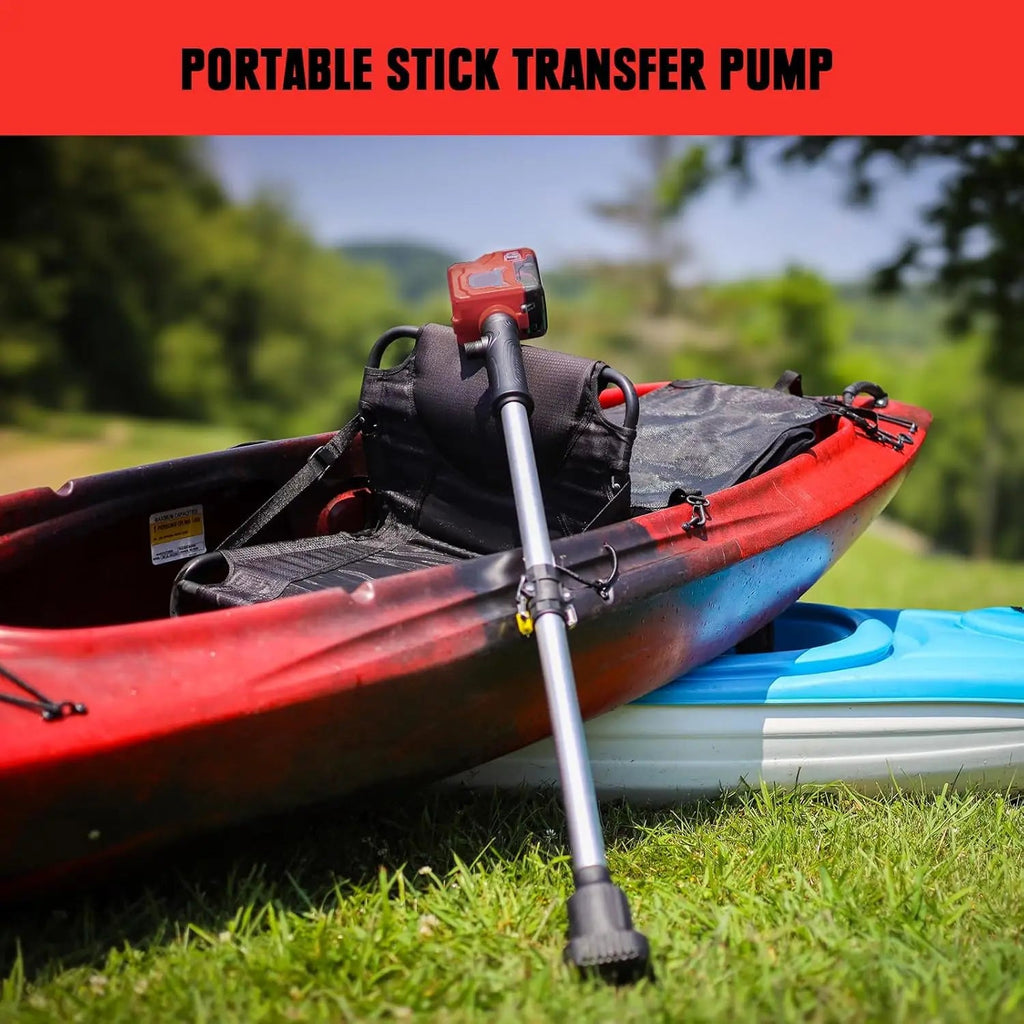 Cordless Water Transfer Pump Portable Brushless Utility Pump 107cm - Red