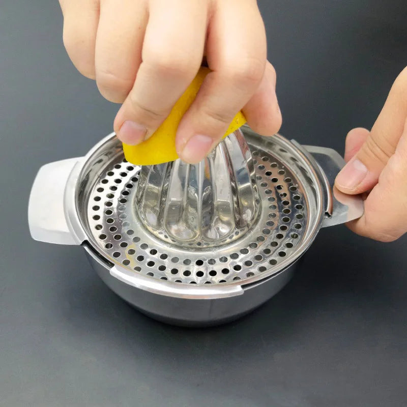 Gold Stainless Steel Lemon Juicer Squeezer Manual Fruit Juicer Orange Juice Maker Portable Metal Citrus Juicer Kitchen Tools