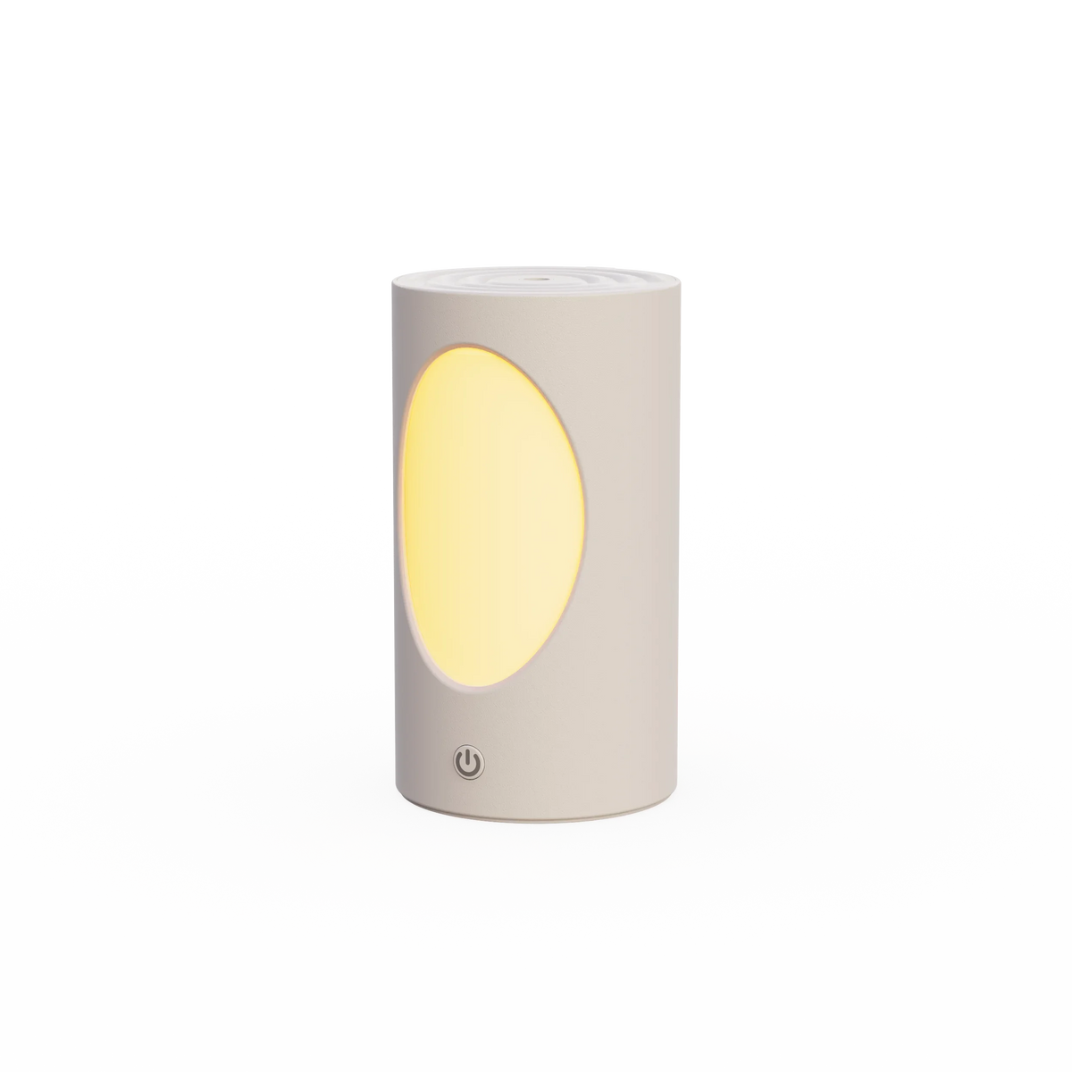 Rechargeable Humidifier 600 mL Portable Aroma Diffuser with LED Light - White