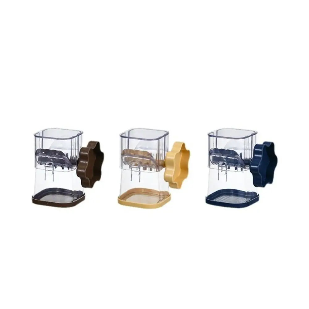 Manual Nut Grinder Portable Hand Crank Walnut Chopper Kitchen Food Crusher – Blue