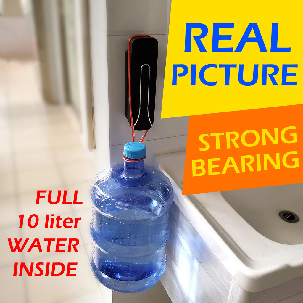 Soap Dispenser 350mL Wall Mounted Manual Liquid Soap Pump Bathroom Kitchen Holder – Black